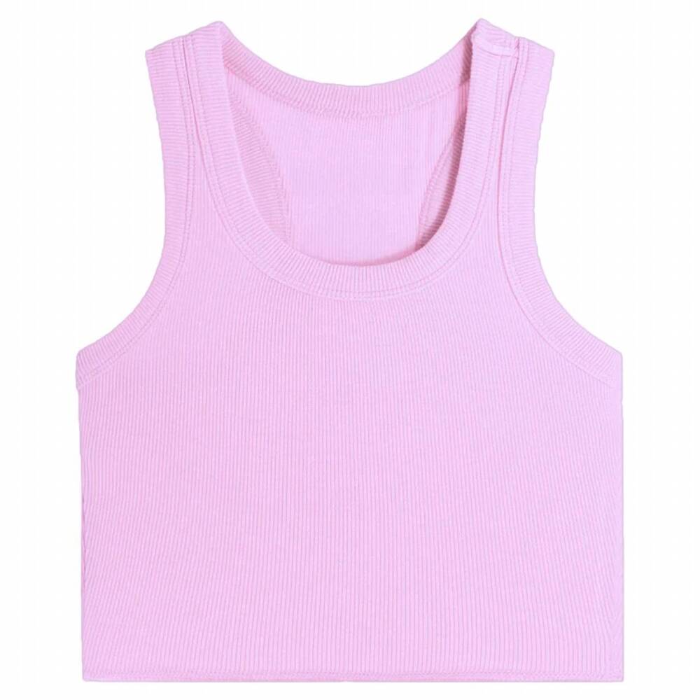 NEW SUZETTE COLLECTION kids' ribbed tank top in pink